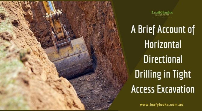 A Brief Account of Horizontal Directional Drilling in Tight Access Excavation